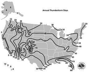 NOAA Lightning Map