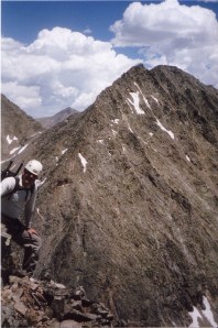 A view of Ice Mountain NW Ridge