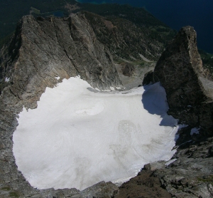U-shape seen from near summit