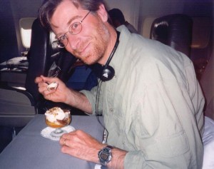 boliviaflighticecream My buddy, Joe, take a break from the beating in cards I gave him all the way home to enjoy some yummy ice cream.