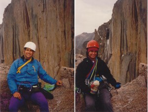 Joe and Topher posing with The Diamond in the background. Thanks to Topher for indulging me.