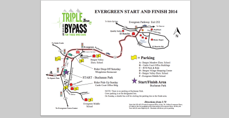 Start FinishMapEVERGREEN2014